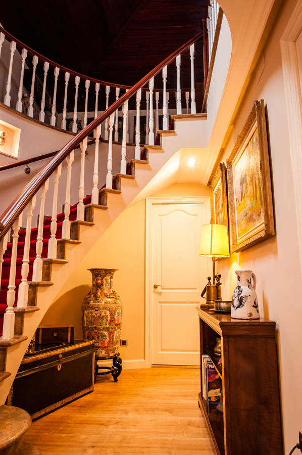 baranda para escaleras