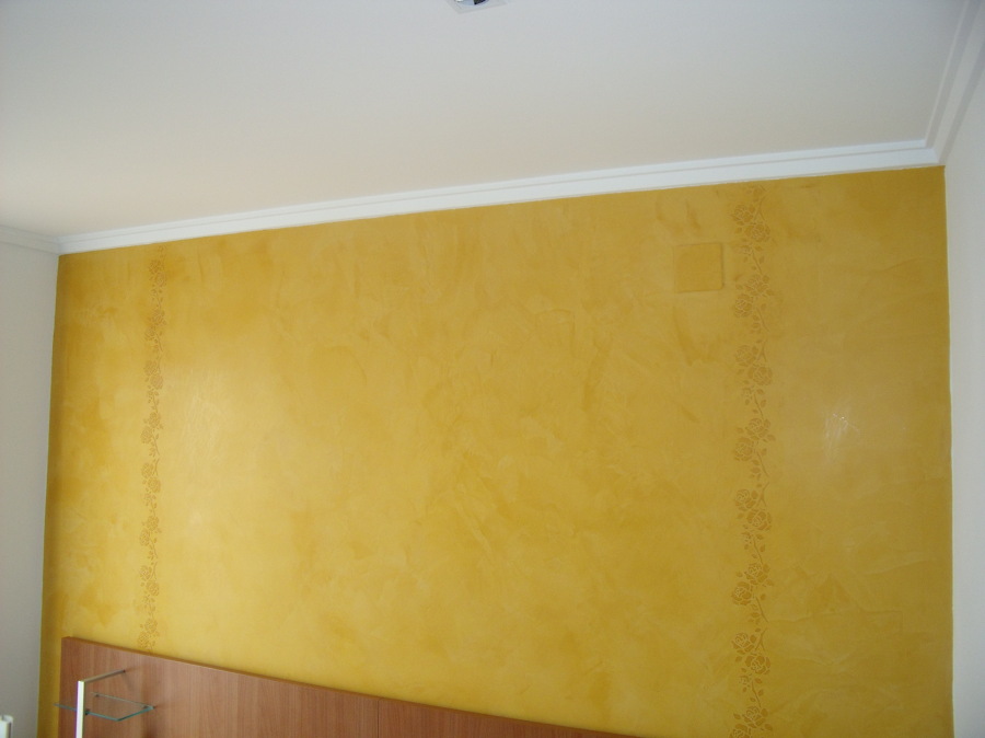 Estuco veneciano con cenefas