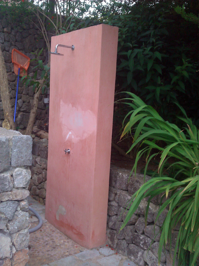 ducha antes de micro cemento