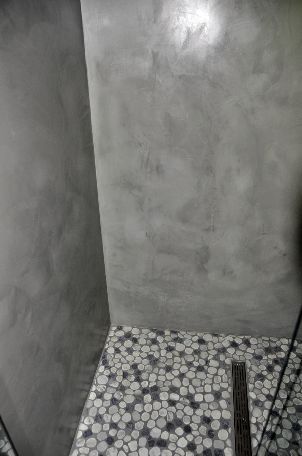 Ducha de microcemento