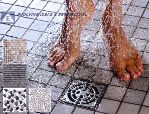 Ducha de obra de gresite