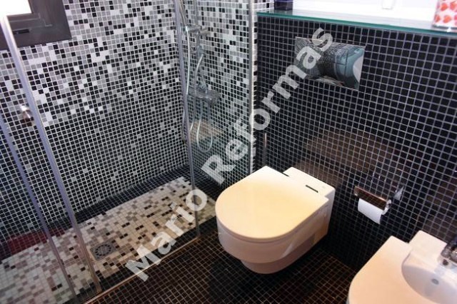 Ducha de obra sanitarios suspendidos 