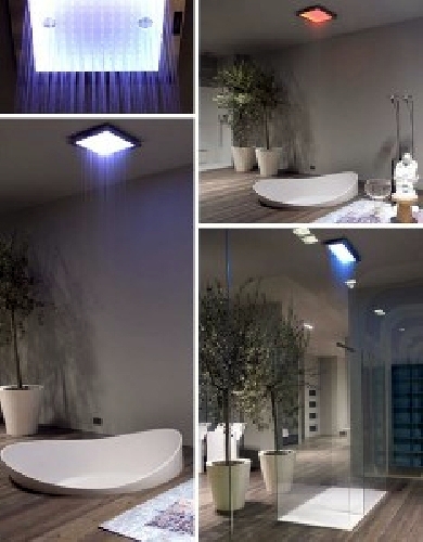Duchas techo leds