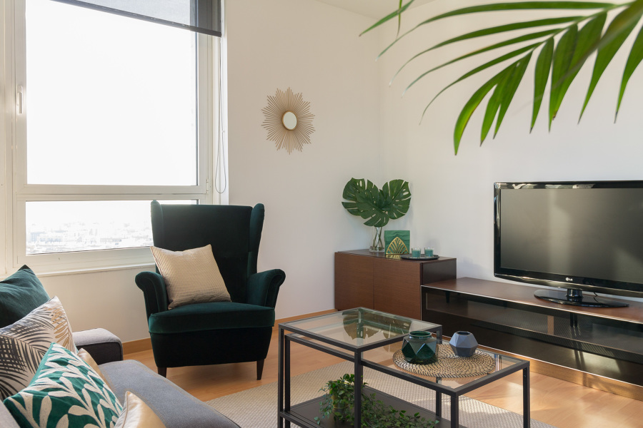 Salón Comedor | Dúplex Diagonal Mar | by Carmela Cebrián