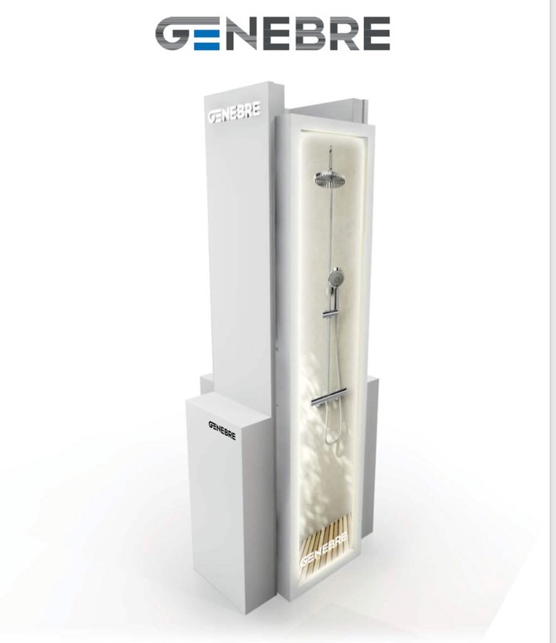 Expositor grifos y duchas