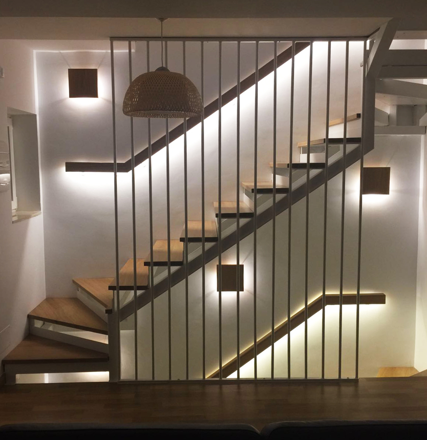 Escalera en Vivienda Unifamiliar en Majadahonda