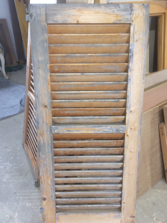 Restauración de persianas de madera