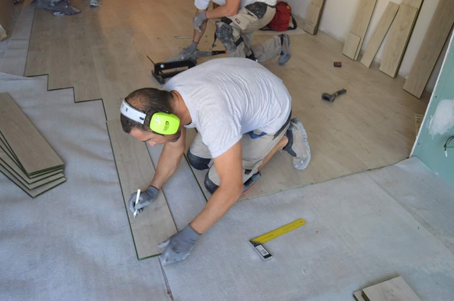 Instalación parquet