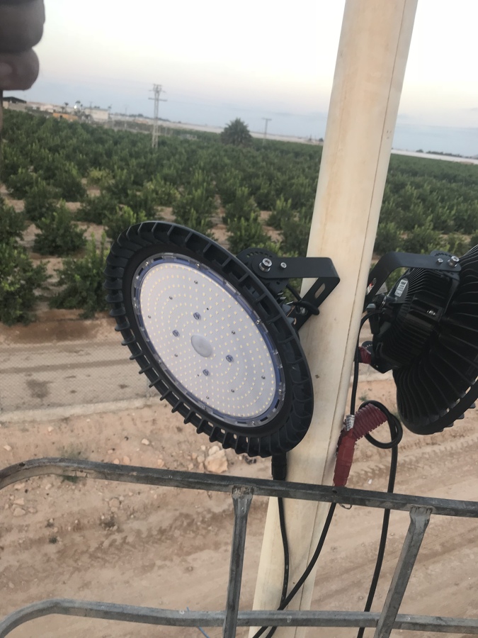 Montaje de campanas led