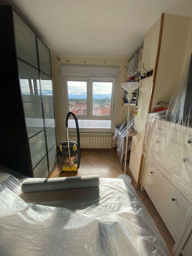 Preparacion interior vivienda antes insuflado