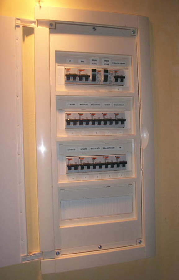 Cuadro eléctrico de un piso
