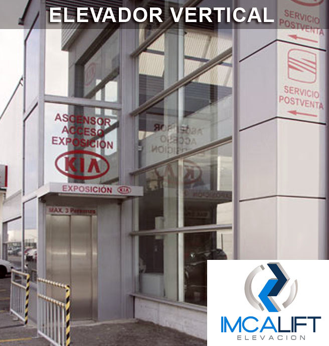 Elevador vertical Concesionario Kia Pamplona