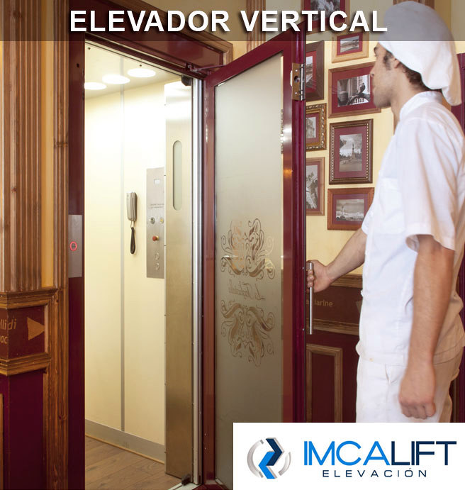 Elevador vertical para restaurante Tagliatella Pamplona