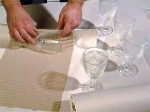 EMBALAJE DE VASOS EN BURBUJA