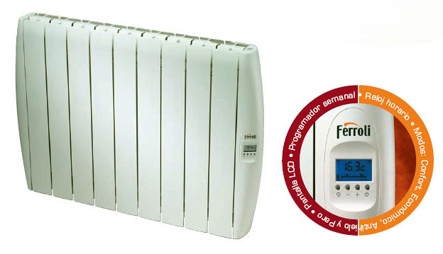 Emisor térmico SOFT PLUS 1000w, 8elementos