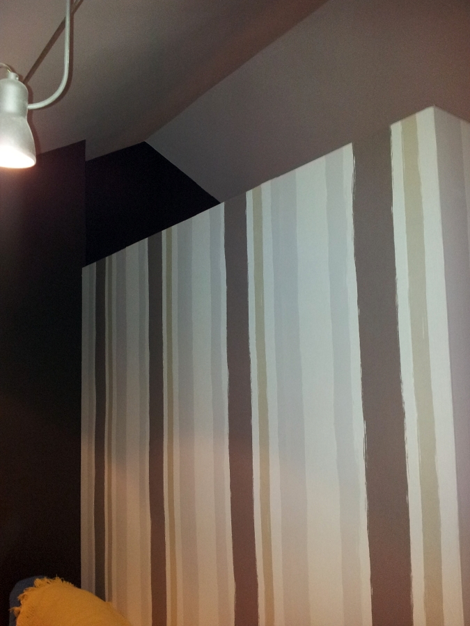 empapelado de trasera armario división de ambientes