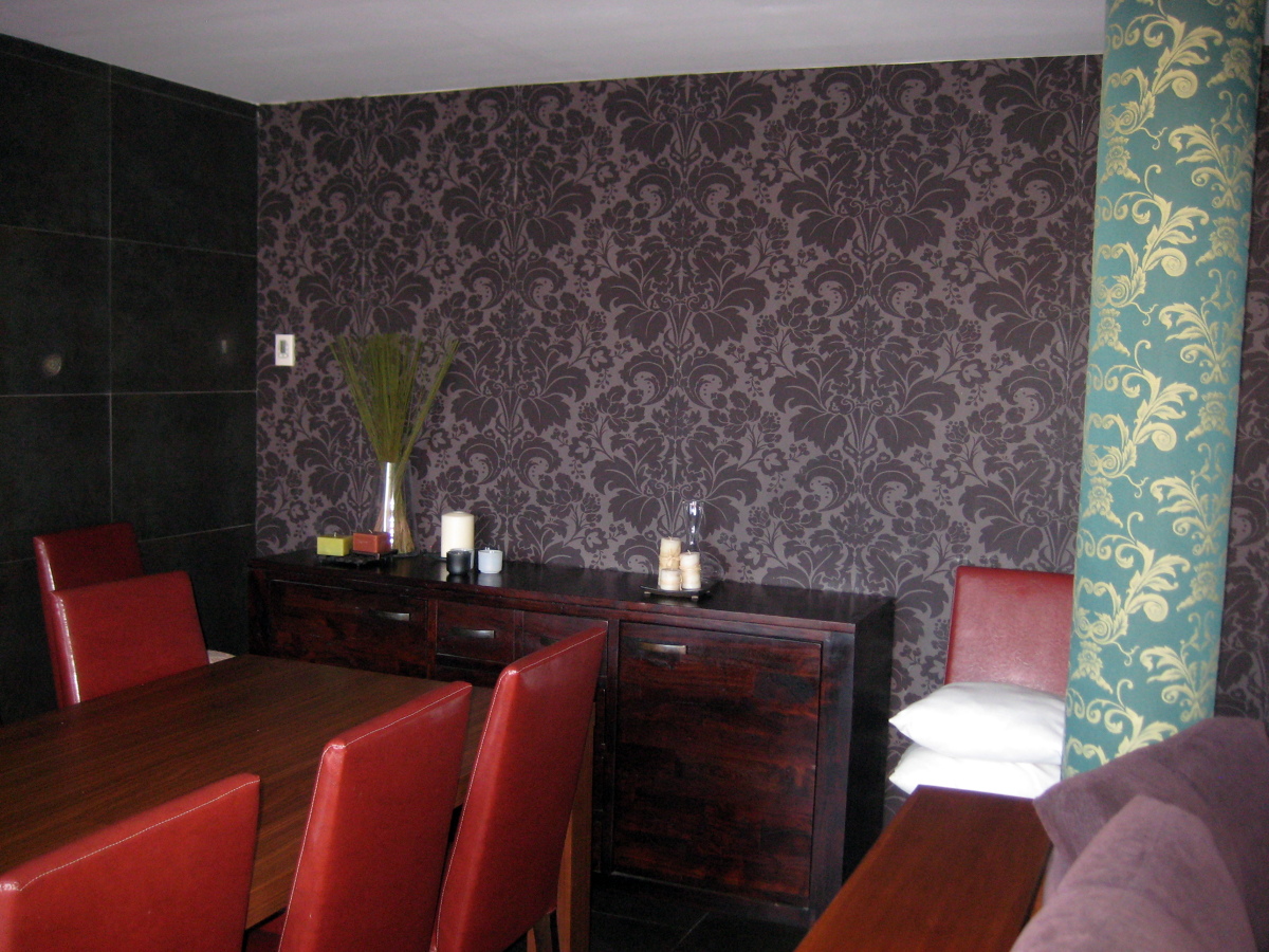 Empapelado del salón