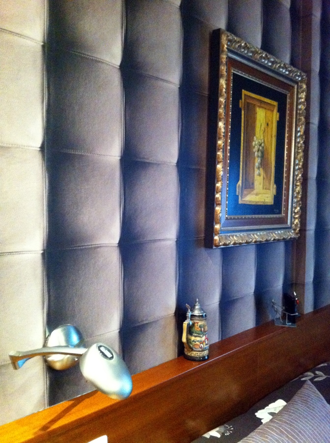 Empapelado frente dormitorio