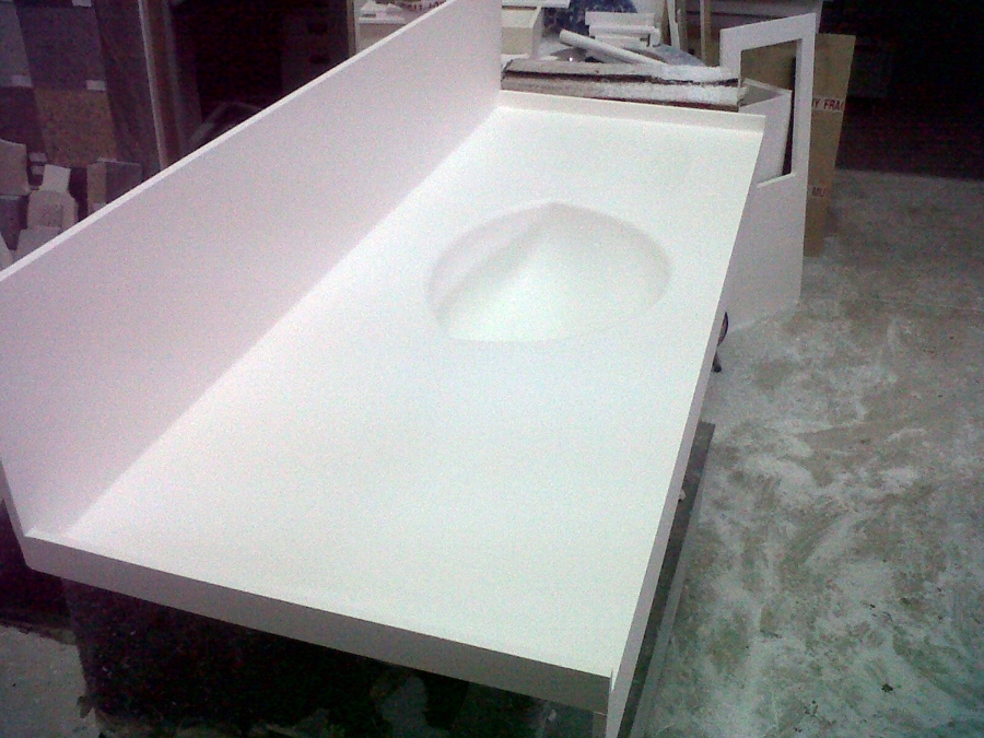 Encimera de baño de Krion