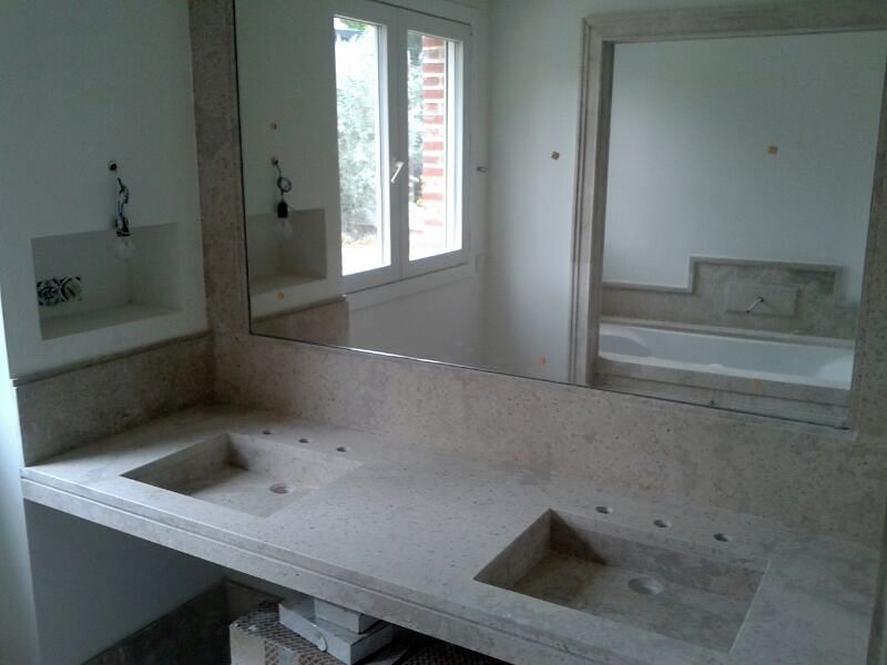 Encimera de Campaspero con lavabos integrados