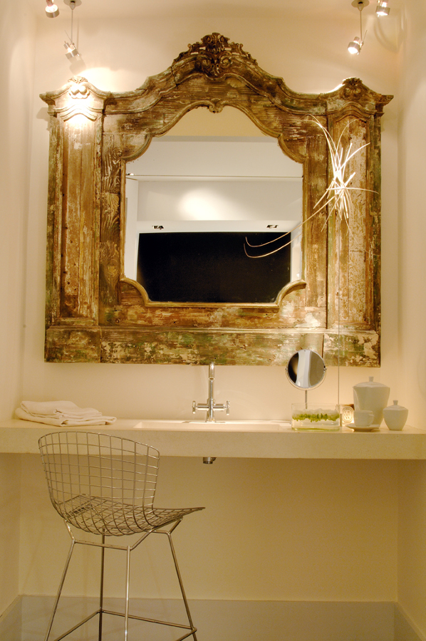 Encimera de mármol blanco