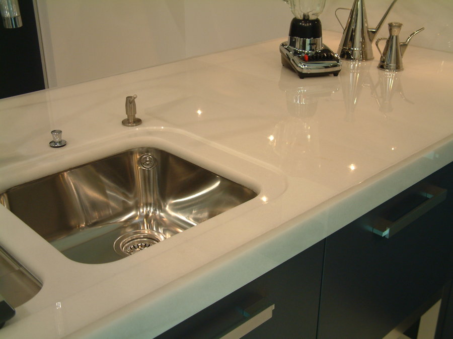 Encimera de Mármol Blanco.