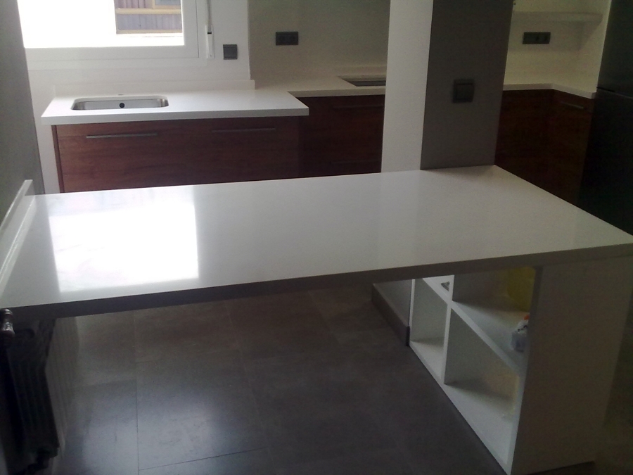 encimera de Silestone Blanco Zeus