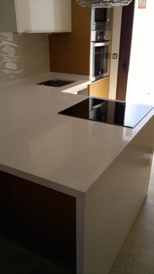 encimera de Silestone Blanco Zeus
