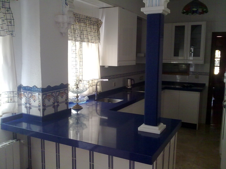 encimera de Silestone Marina Stellar