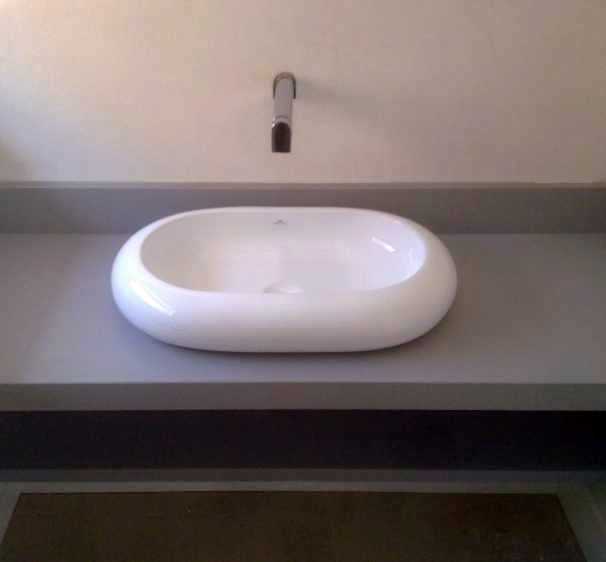 Encimera para bol de baño