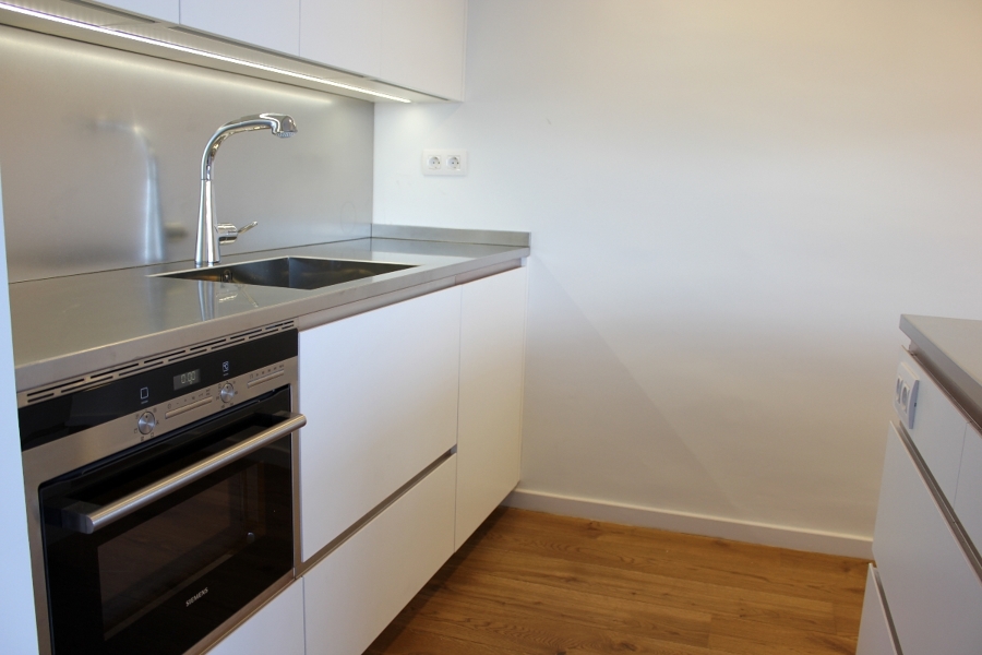 Encimera realizada en acero inoxidable