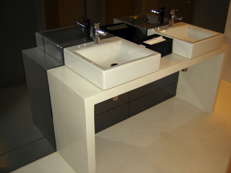 reforma con microcemento