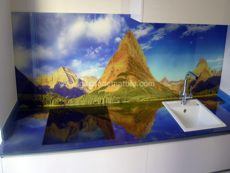 Encimeras de cristal con protección al rayado