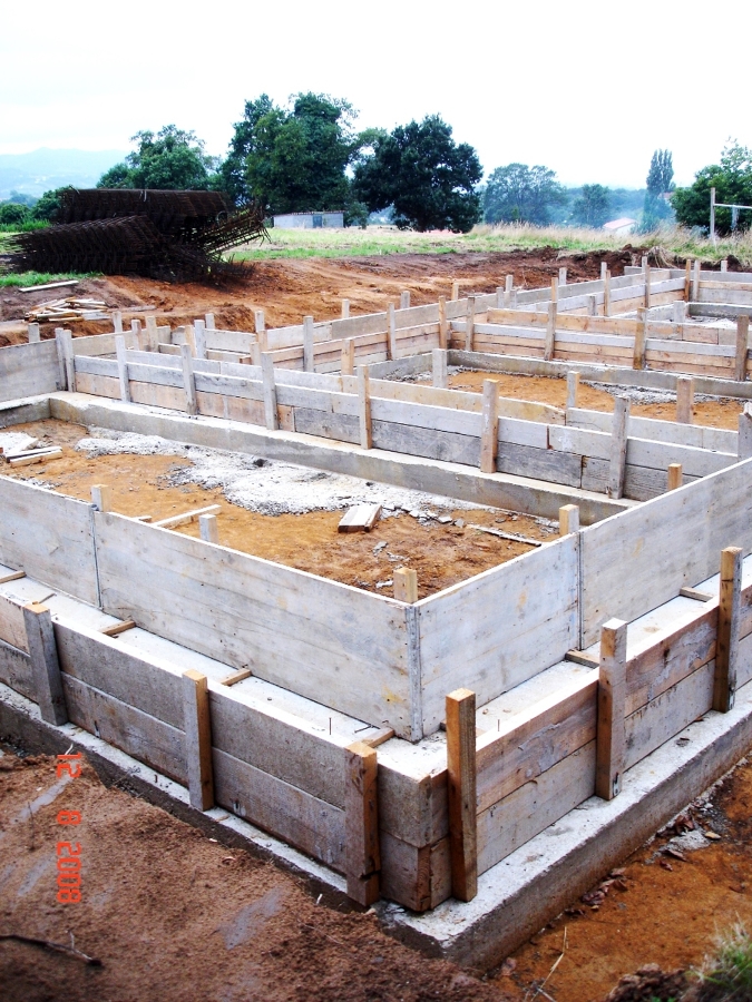 Encofrado cimentación 1