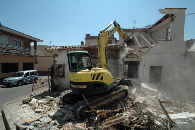 Enderroc, excavacio i estructura de Formigo