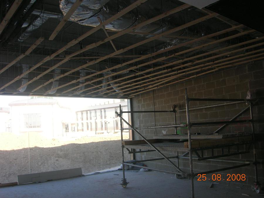 Enrastrelado para instalación de tarima