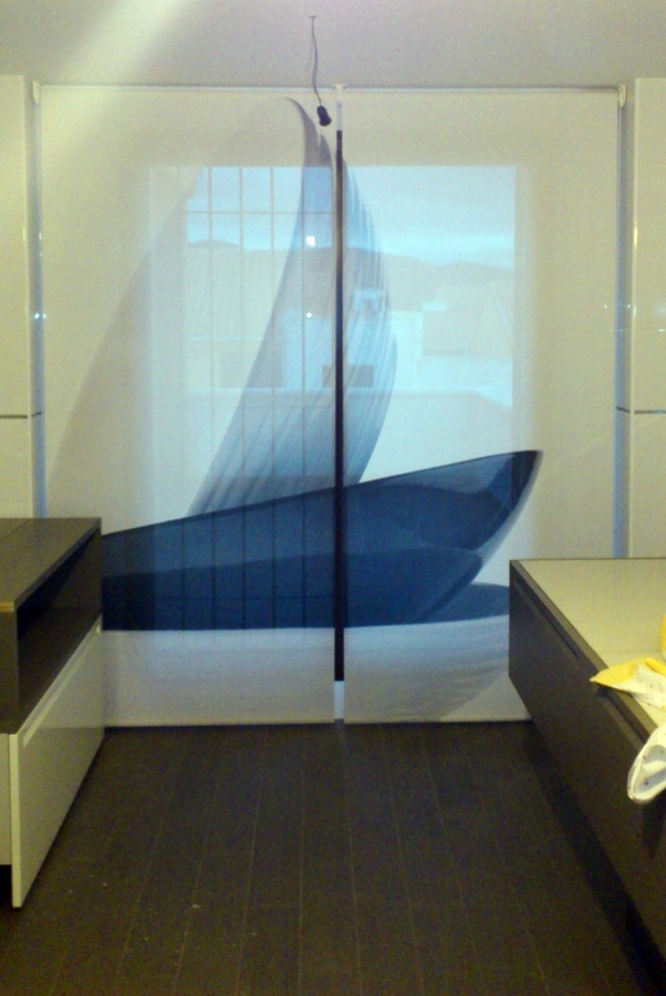 Enrollables screen con serigrafia cuencos