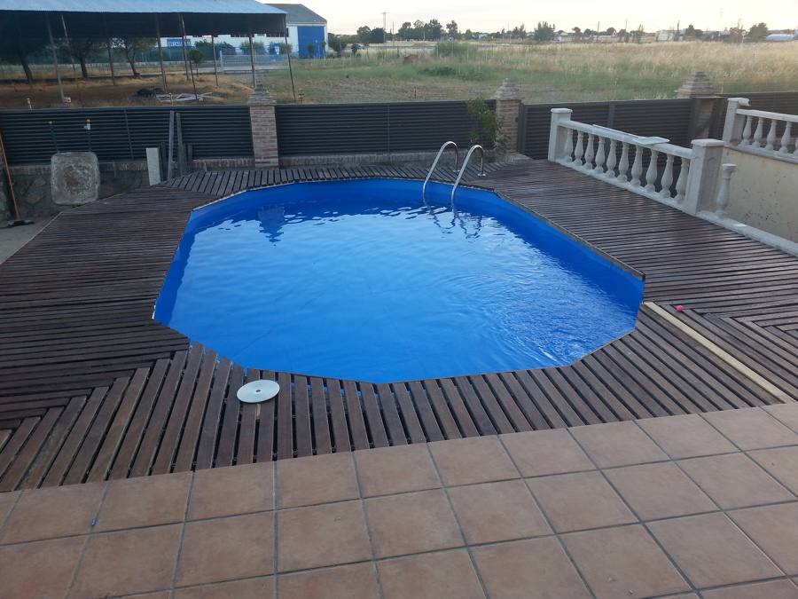 Entarimado de piscina