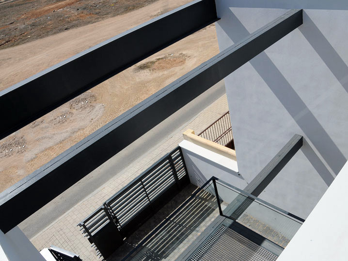 Entrada de vivienda unifamiliar en Albacete