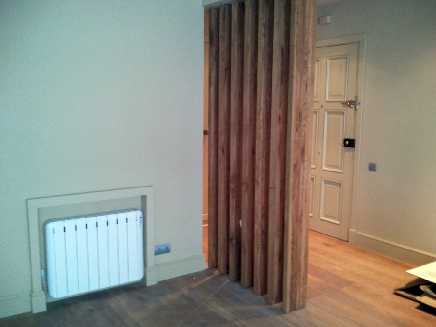 entrada en piso diafano