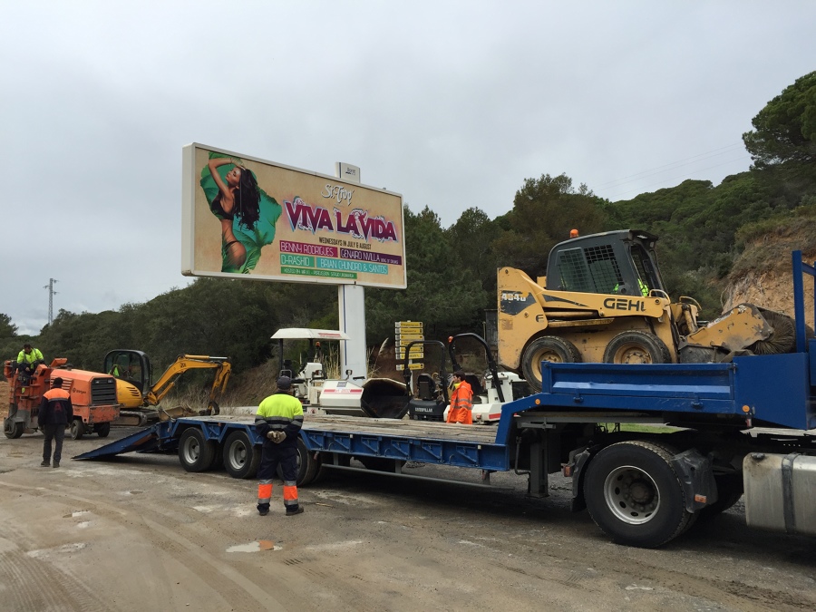 Asfaltado en Lloret de Mar
