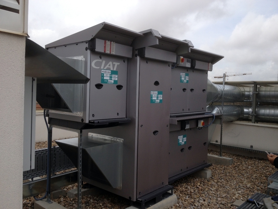 Equipo entalpico tratamiento aire