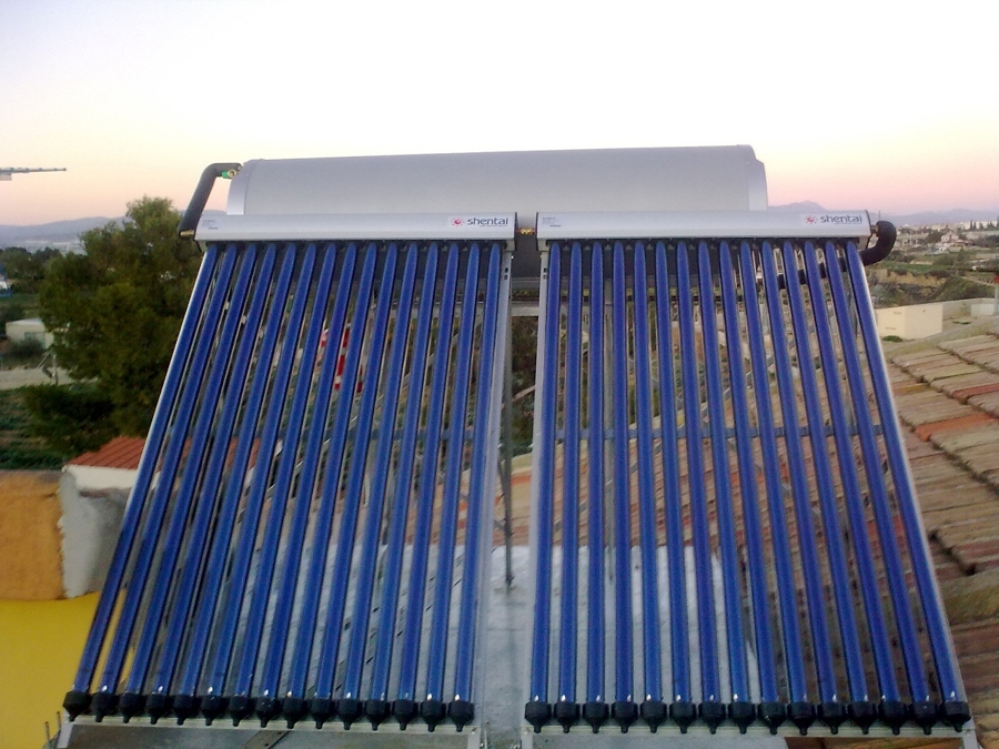 Equipo termosifónico de tubo vacio