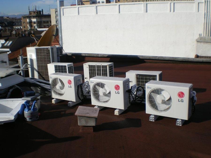 Instalación de aire acondicionado 