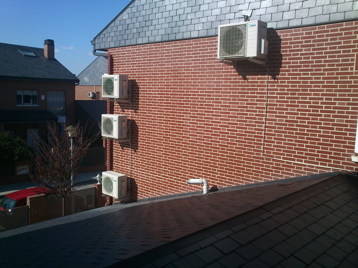 Equipos Daikin en chalet.