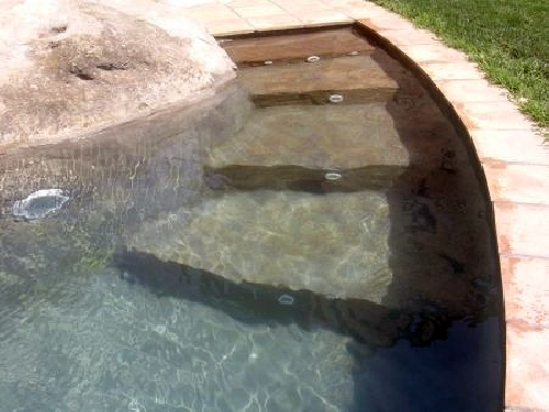 Escalera de piedra autentica de la zona