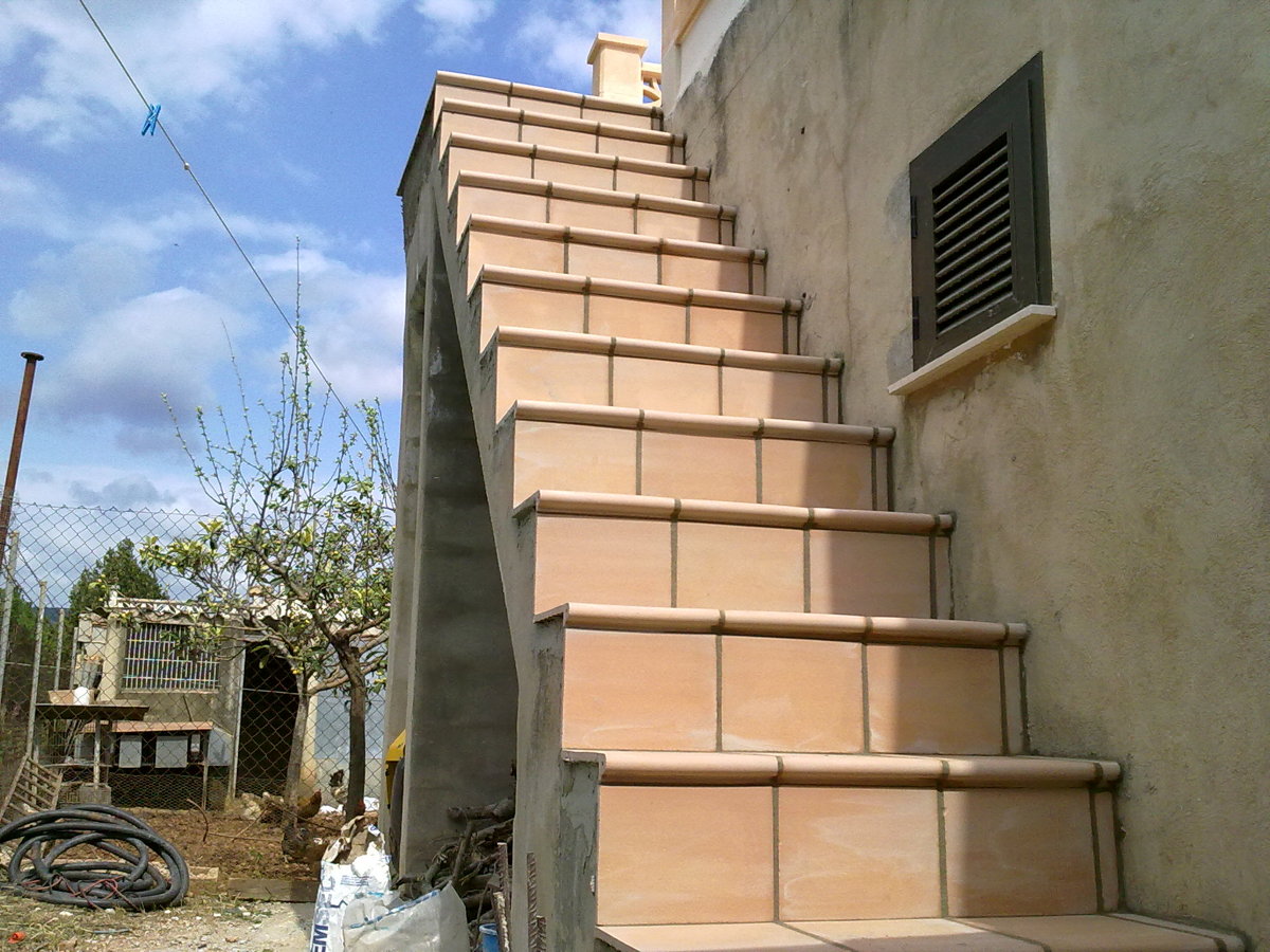 escalera rustica