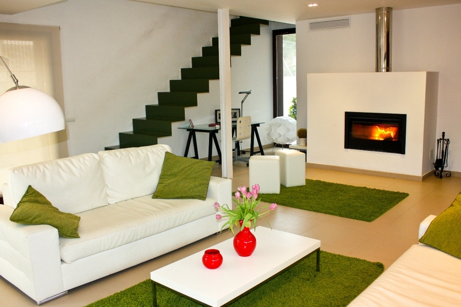 Escalera vivienda unifamiliar Valldemossa