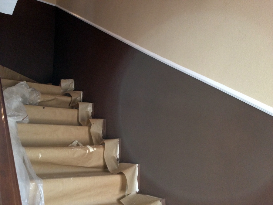 ESCALERAS EN DOS COLORES 