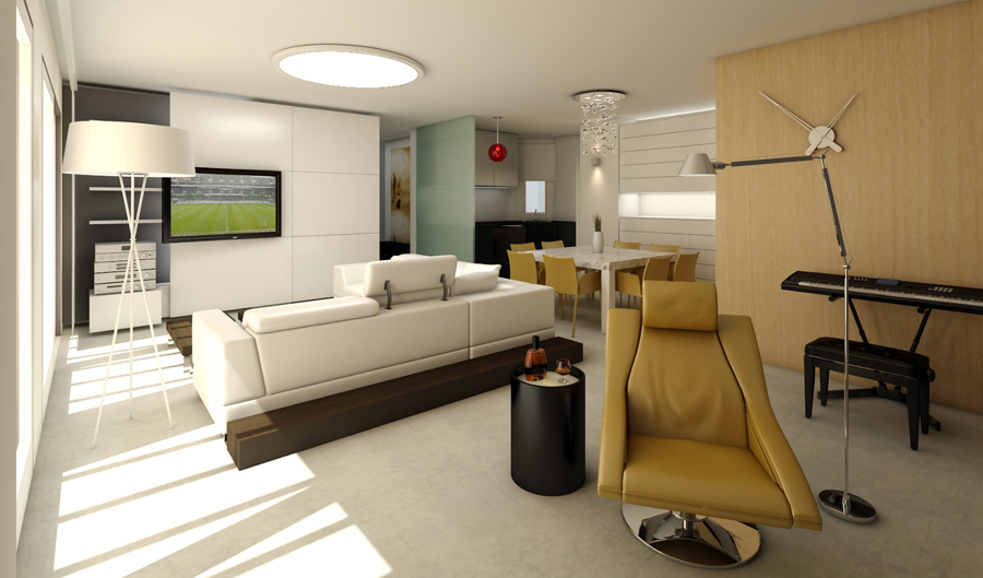 ESPACIO SALON- COMEDOR-COCINA INTEGRADA